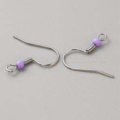 Ohrringhaken aus Edelstahl 304&nbsp;LS-STAS-WH0027-64P-10