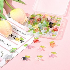 50шт прозрачные акриловые подвески PALLOY-FS00043-02