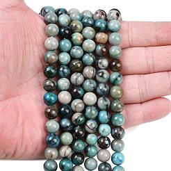 Природные хризоколлу бисер нитей&nbsp;G-K405-B01-8mm