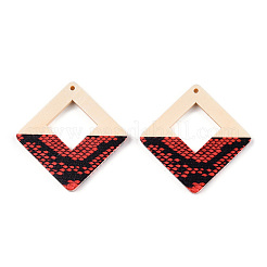 Большие деревянные подвески&nbsp;WOOD-TAC0001-01D