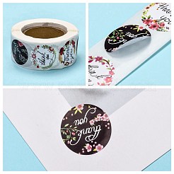 1-дюймовые самоклеящиеся бумажные наклейки на тему «Спасибо» DIY-K027-B04