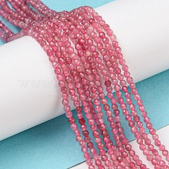 Натуральный розовый турмалин бисер нитей G-F619-20C-2mm