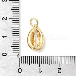 Подвески в форме ракушек из латуни&nbsp;KK-H529-52G