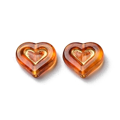 Имитация янтаря прозрачные акриловые бусины X-MACR-D071-02D