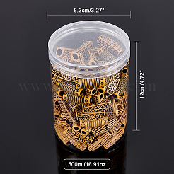 Плетение пластиковых дредов из бисера OHAR-NB0001-13