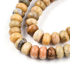 Природные желтые опал бусины пряди G-T140-74