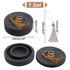 Влагоудерживающие чернильные камни с крышкой AJEW-WH0326-36