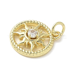 Латунные микро проложить кубического циркония подвески&nbsp;LS-KK-L248-15G-04