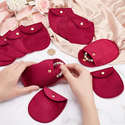 12шт бархатные мешочки для хранения ювелирных изделий ABAG-NB0001-93A