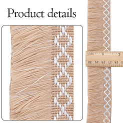 10 yard di passamaneria con frange in poliestere&nbsp;DIY-GF0014-53