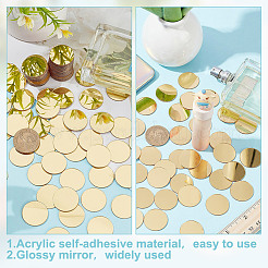 Decoración de pared de espejo autoadhesivo acrílico&nbsp;FIND-GO0003-09C