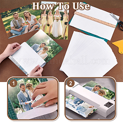 Selbstklebende holografische Kaltlaminierfolie aus PVC-Kunststoff&nbsp;DIY-WH0308-762C