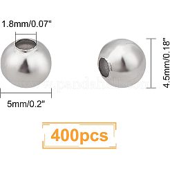 Perline in acciaio inossidabile 304&nbsp;STAS-UN0017-73P