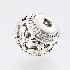 Tibetischer stil legierung perlen&nbsp;PALLOY-YC45862-AS