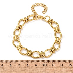 Bracelets à maillons ovales en acier inoxydable 304 pour femmes&nbsp;BJEW-F536-10G