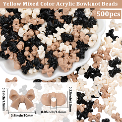 500 шт. Непрозрачные акриловые бусины&nbsp;SACR-PA0001-21A