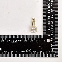 5 шт. Латунные подвески с микропаве&nbsp;ZIRC-SZ0003-24