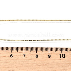 1 мм латунная цепочка «бостон» регулируемые слайдеры ожерелья NJEW-M108-31G