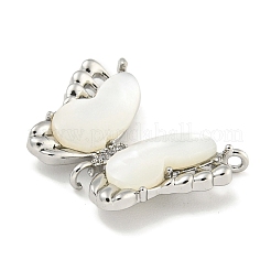 Латунные микропаве прозрачные подвески с фианитом KK-Q820-37P