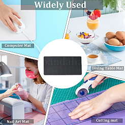 Коврик для ногтей из искусственной кожи&nbsp;AJEW-WH20067-057B