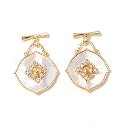 Ромбовидные застежки-тоггл KK-P223-09G