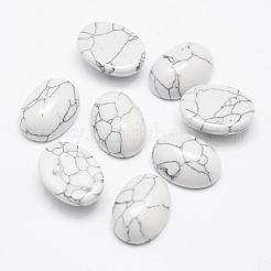 Cabochons howlite synthétiques&nbsp;X-G-P215-10-13x18mm