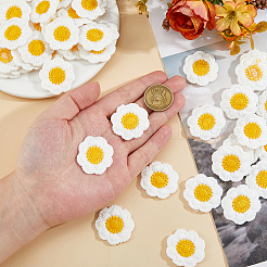 60 шт. аксессуаров для украшения из цветочного полиэстера&nbsp;DIY-HS0002-29