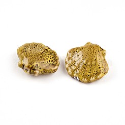 Фарфоровые бусины ручной работы PORC-N009-01G