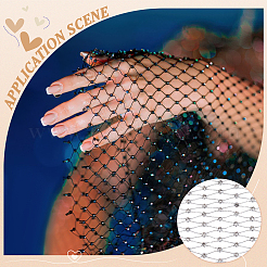 Netzgewebe aus Polyester-Strassen&nbsp;DIY-WH0170-39B