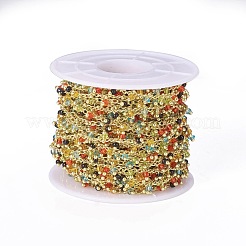 Цельные бисерные цепочки ручной работы&nbsp;CHC-N016-06I