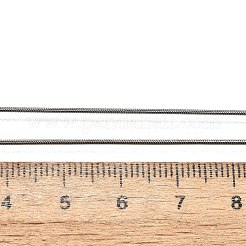 Модные мужские ожерелья-змейки из нержавеющей стали 304&nbsp;NJEW-M065-A-01