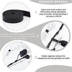 Нейлоновый ремешок с крючком и петлей DIY-WH0292-32