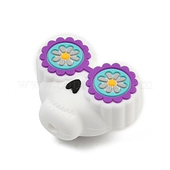 Хэллоуин силиконовые бусины&nbsp;LS-SIL-K007-01B