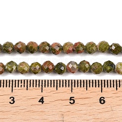 Природные Unakite бисер нитей&nbsp;G-B171-C03-4mm