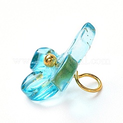 Прозрачные стеклянные подвески&nbsp;PALLOY-JF00901