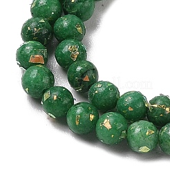 Собранные нити бусин из натурального доломита и синтетического опала&nbsp;G-Q017-G06-01G-1