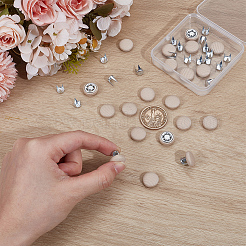 Boutons supérieurs de casquette en coton&nbsp;BUTT-BC0001-13C