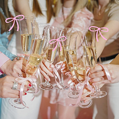 40шт акриловые подвески для бокалов AJEW-HY0002-52A-01