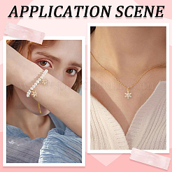 16 шт. 2 стиля латунных подвесок с микропаве из кубического циркония&nbsp;KK-SC0006-96