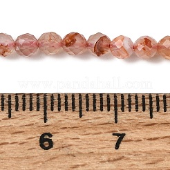 Натуральный красный агат бисер нитей&nbsp;G-L653-B01-3mm