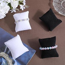 4 шт. 2 цвета ворс браслет/подушка для часов ювелирные изделия дисплей BDIS-BBC0001-01