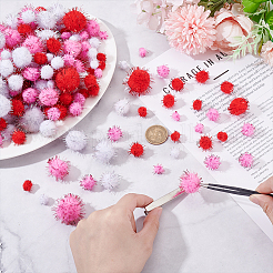 825 шт. 15 стиля кукольный поделки своими руками помпон пряжа помпон шарики&nbsp;DIY-GA0008-35