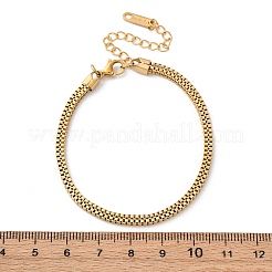 Браслеты-цепочки из нержавеющей стали 304 для женщин&nbsp;BJEW-D338-01G-01