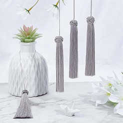 Полиэфирные украшения кисточкой подвесные&nbsp;AJEW-WH0312-94