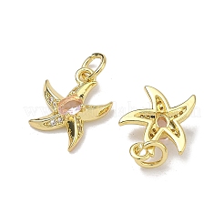 Pendentifs avec zircon cubiques à micro-pavés en laiton&nbsp;LS-KK-K420-11G