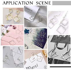 30 шт. 3 стиля 201 соединительных колец из нержавеющей стали STAS-UN0057-16