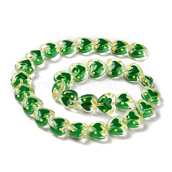 Perles de coeur en verre&nbsp;LS-GLAA-D005-01C