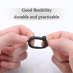 5 шт. 5-х цветные резиновые ремешки&nbsp;DIY-GF0008-39B