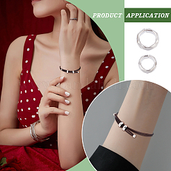 20 шт. 2 стиля 304 нержавеющая сталь разделительные бусины&nbsp;STAS-UN0041-15