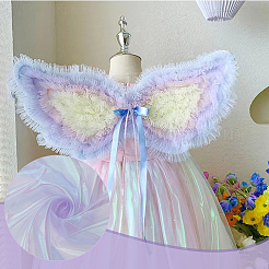 Лазерная полиэстеровая сетчатая ткань для поделок своими руками DIY-WH0888-06B